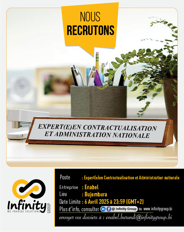 Expert en Contractualisation et Administration Nationale